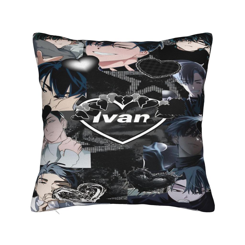 Ivan Alien stage Anime Pillowcases Accessories Soft Cushion Cover  Pillow Covers Bedroom Decorations Zippered Multi Size