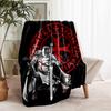 1pc Blanket Knights Templar Print Design, Lightweight Blanket for Sofa, Bed- Soft &Warm, Gift for All Seasons like Christmas, Halloween