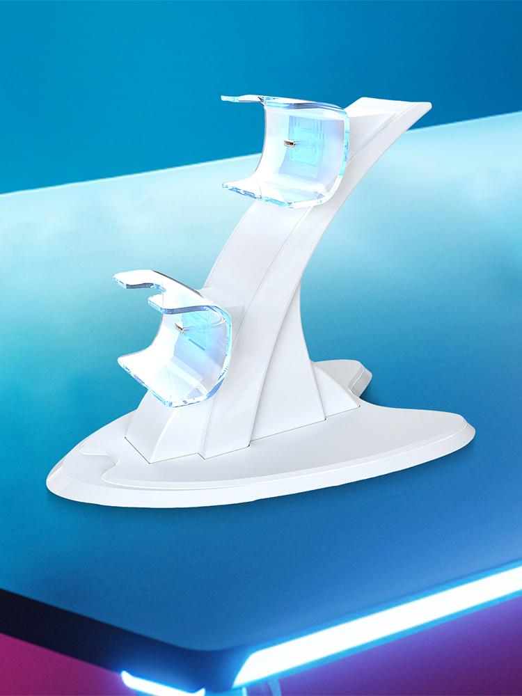 For PS 5 Controller Charging Dock with Indicator Light Gamepad Charging Base Type-C Gamepad Storage Bracket Gift for Friends