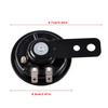 Motorcycle Electric Horn kit 12V 1.5A 120db Universal Waterproof Round Loud Horn Speakers For Scooter Moped Dropship New