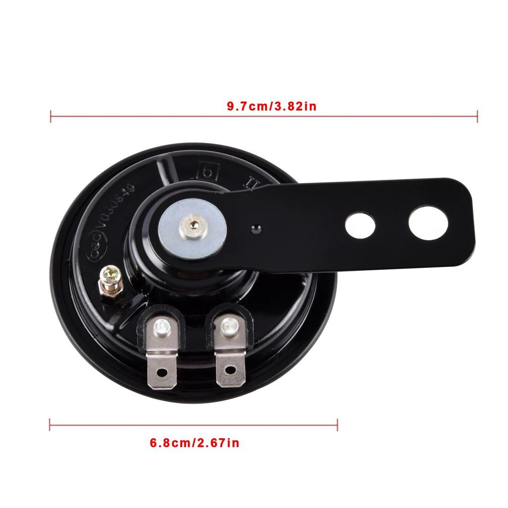 Kit claxon electric pentru motociclete 12V 1.5A 120db difuzoare universale impermeabile rotunde cu claxon tare pentru scooter moped Dropship nou