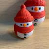 3D Printed Snowman Ornament DIY Assembly Mini Textured Snowman Figurine Tabletop Snowman Decoration for Home Office Desk Christmas