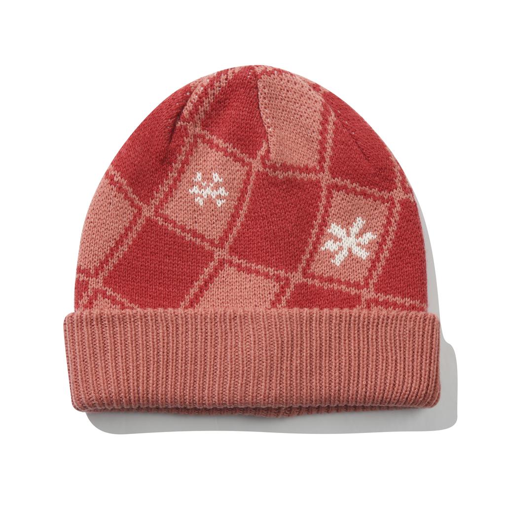 MAINBOOTH [Where Is Wally] Checkerboard Beanie(Red)
