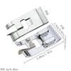 Multifunctional Electric Sewing Machine with Zipper, Binding, and Overlock Presser Foot Attachments