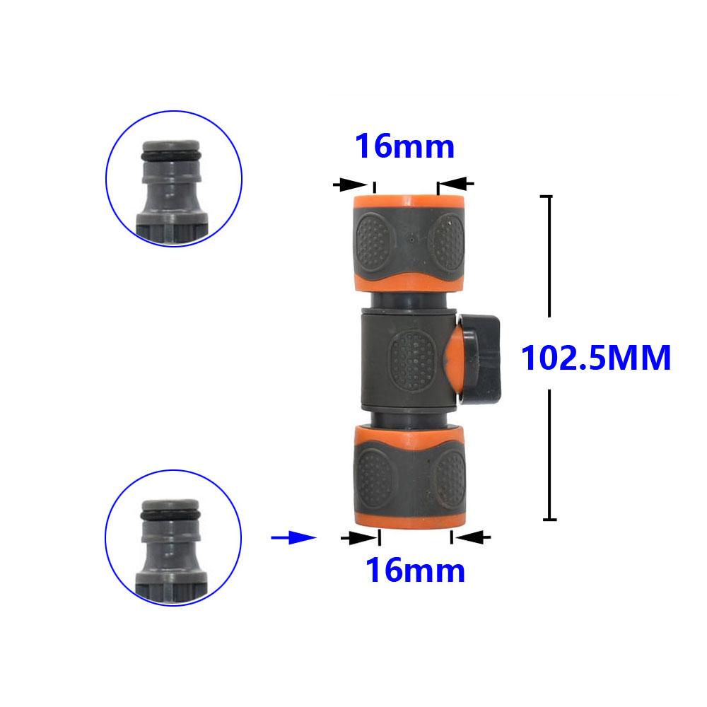 Garden Hose Fittings 1/2 3/4 1 Inch Quick Connector Water Waterstop Connector Car Wash Water Gun Adapter 1pcs