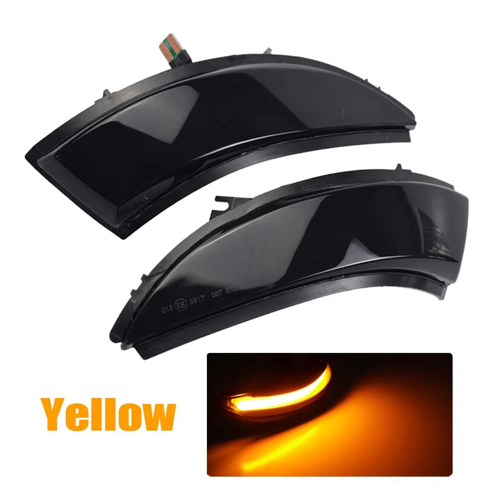 

For Renault Clio IV MK4 2013-2018 Captur J87 LED Dynamic Turn Signal Light Side Wing Mirror Indicator Directly Replace Original жёлтый