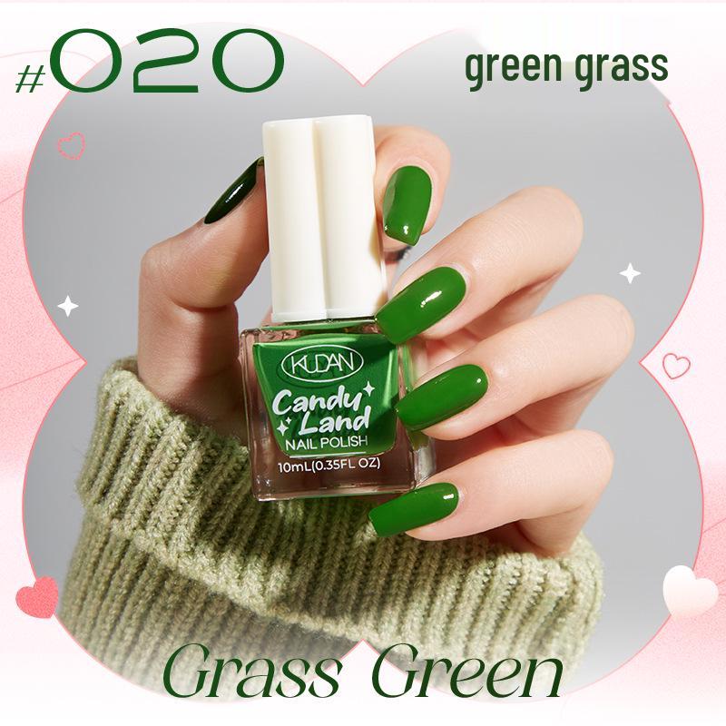 Candy Land Quick-Dry Water-Based Peelable Nail Polish - Long-Lasting Glitter Nude Care