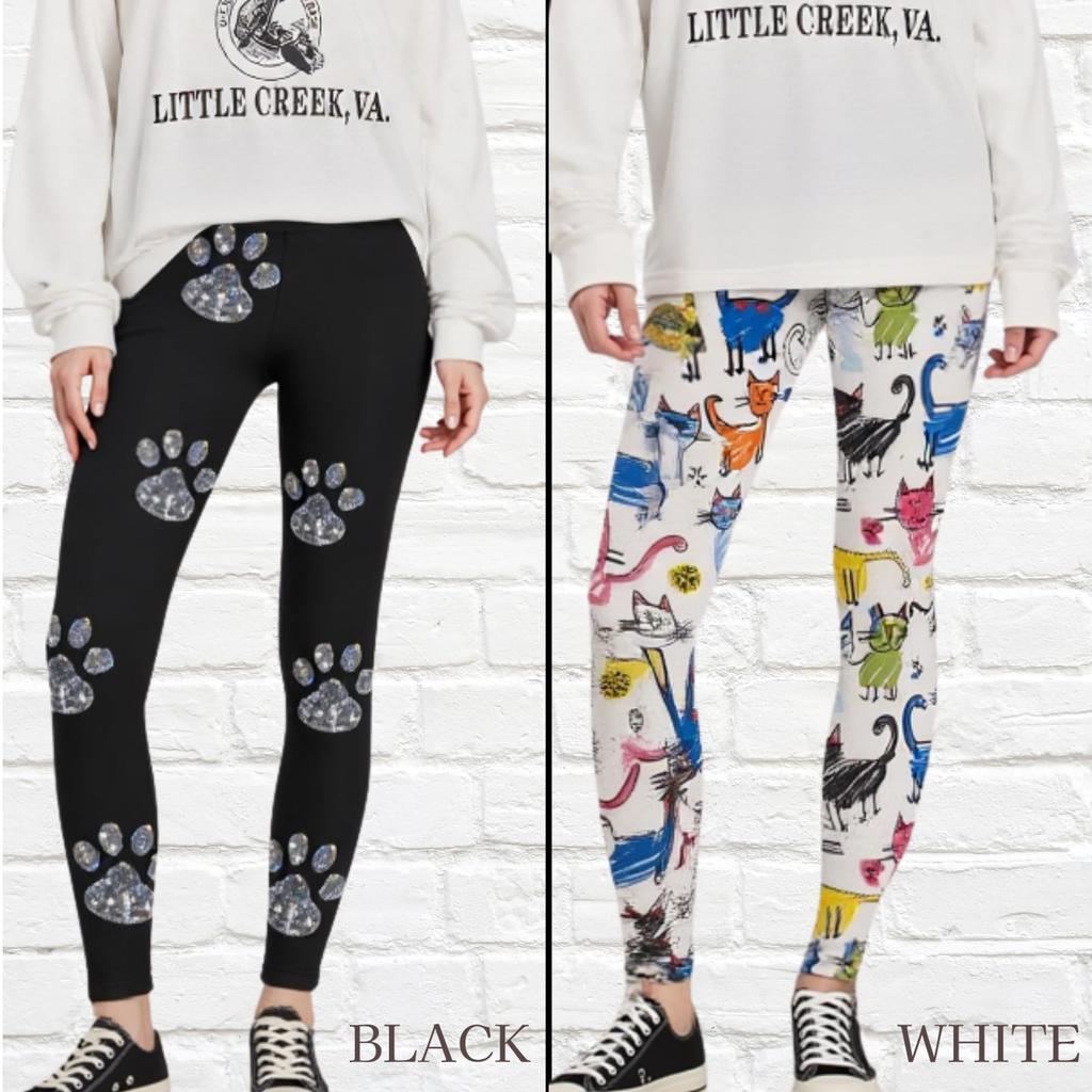 ADOSSY Loose Fit Bottoms Women's Leggings, Thigh-Cutting, Stretch, Comfortable, Loungewear, Sports, Yoga, Fitness, Loungewear, (JP, Alphabet, M,