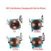 Chip cewki ładowania bezprzewodowego NFC z taśmą głośności Do iPhone 11 Pro Max 12 13 14 X XS XR Panel ładowarki Naklejka