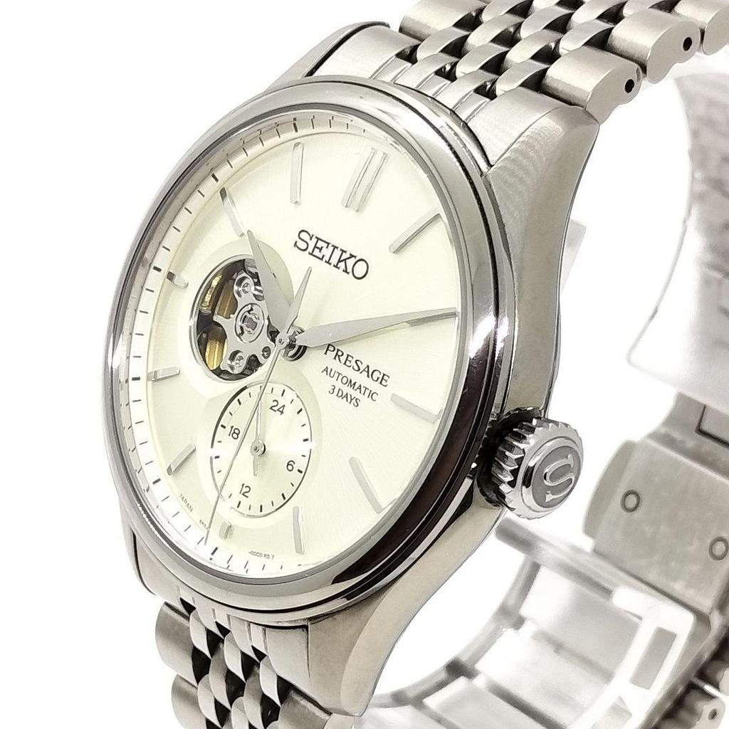 Used Good condition Seiko PRESAGE Classic Series SARJ007 with box and warranty, for men