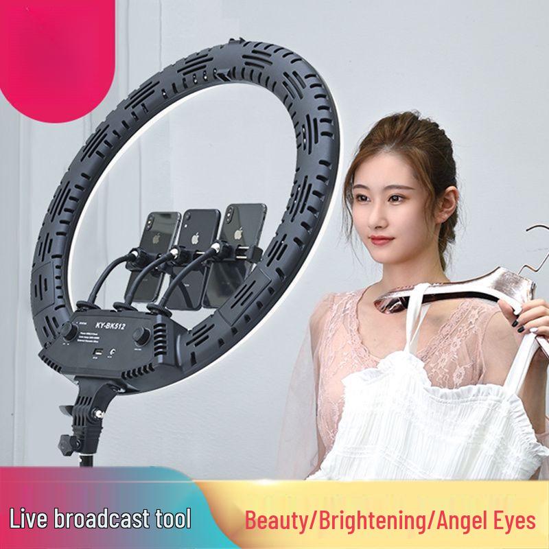 22-Inch Ring Light with Stand: Perfect for Mobile Streaming, Selfies, and TikTok.