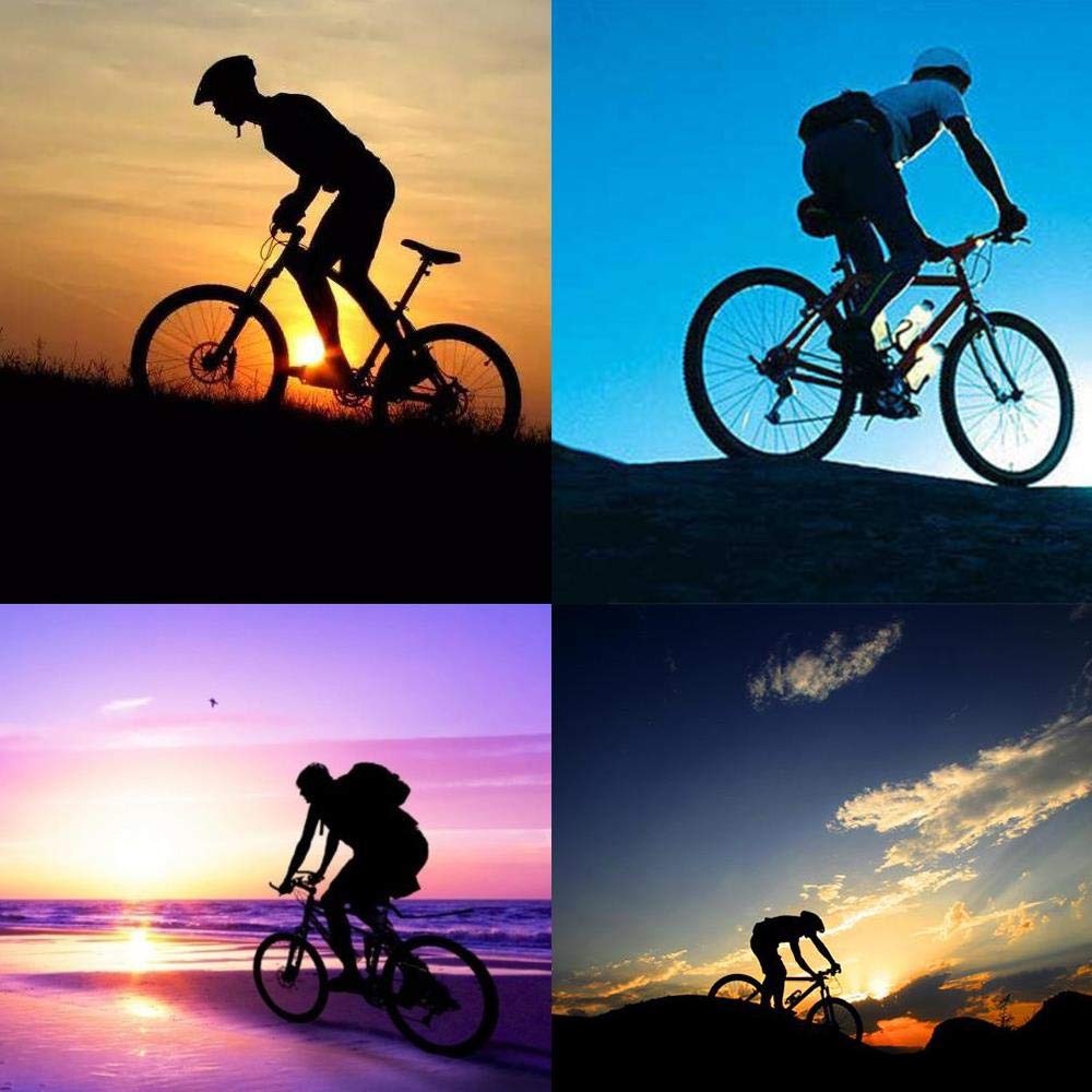 MOXILYN Men's Quick Dry Cycling Jersey Set: Road Bike Shirt and Bib Pants with 9D Gel Padded MTB Riding Wear Kit