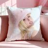 Kpop Style S-Somi Cushion Cover Breathable Linen Pillowcase Summer Odorless Eco-Friendly Invisible Zipper Washable