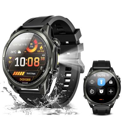 Doogee Anywise W1 Smart Watch, AI, 5ATM Water Resistant GPS Fitness Tracker, 1.43" AMOLED Screen, 12 Days Battery, for Android and iPhone