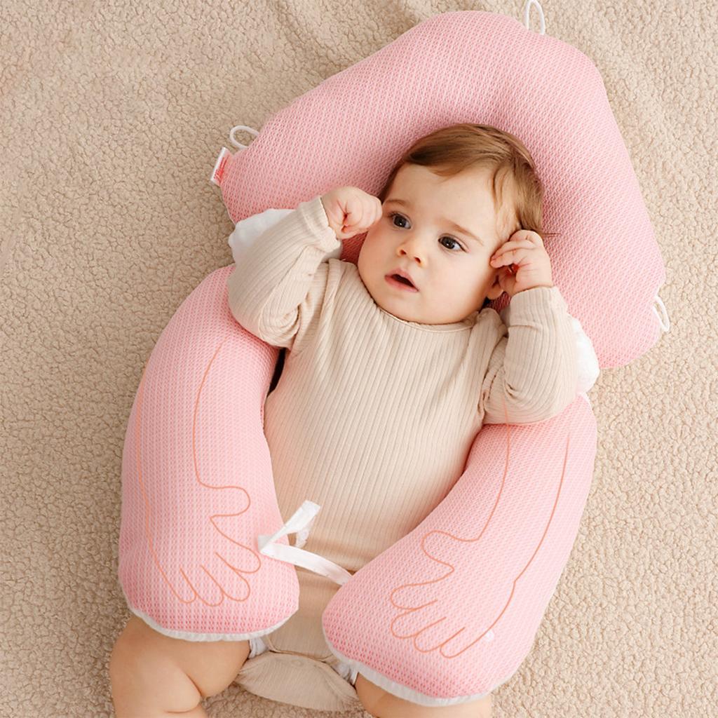 Toddler Neck Pillow Stable Support Safe Soft Breathable Cotton Fabric Toddler Body Pillow for