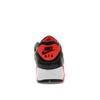 Nike Air Max 90 Premium Carbon Fiber Infrared Men Sneakers Black Cool-Grey Bright-Crimson HM9432-001