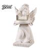 Angel Candle Holder Little Holder Resin Decorative Guardian Tea Light Statue With Retro