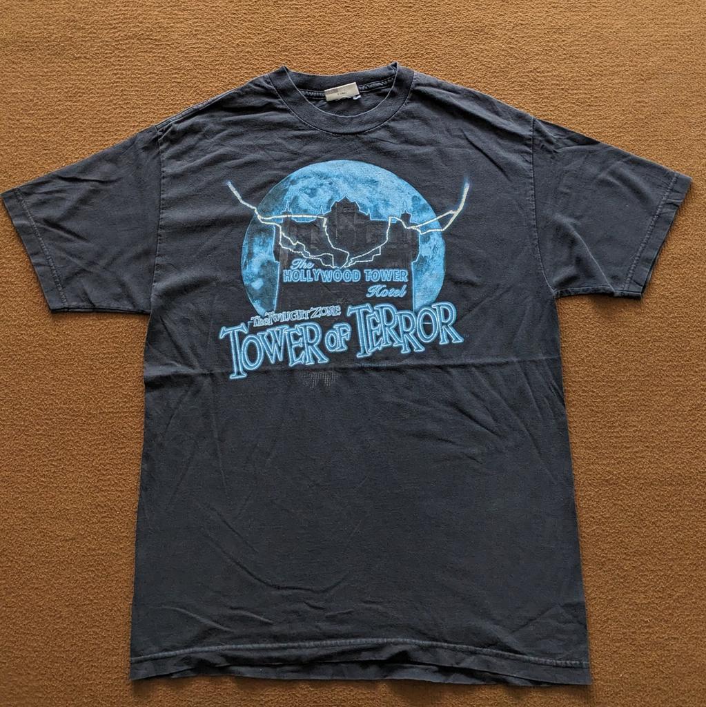 Vintage Twilight Zone Tower Of Terror Disney Film T-Shirt