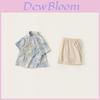 Boy Hanfu Suit With Floral Pattern For Kids Ages 3 To 8