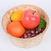 3Pcs Premium Bamboo Storage Baskets Handcrafted Woven Fruit Baskets Multi Purpose Storage Holder for Home Restaurant Ktv Room