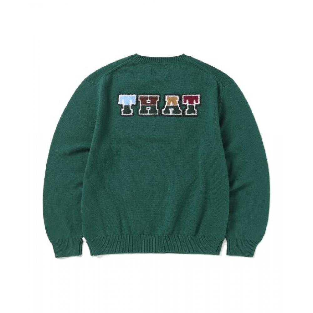 ThisisneverThat  ThisisneverThat  This That Knit Sleever Green S