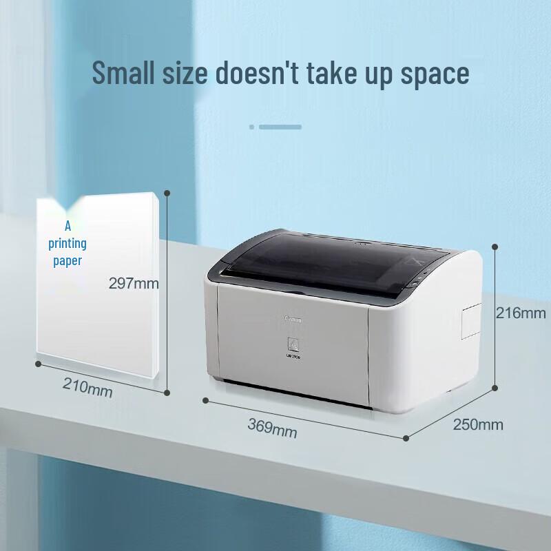 Canon LBP2900+ A4 Black and White Laser Printer CN plug (adapter included)