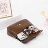 Leather Bag New Spring and Summer Retro Bag Women's Underarm Bag High-end Niche Design Shoulder Messenger Bag
