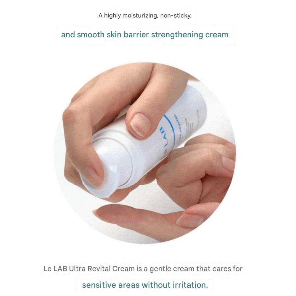 LeLAB Ultra Revital Cream 50ml Y-Zone Cream, a moisturizer, helps prevent itching & inflammation, & suppresses bacterial growth