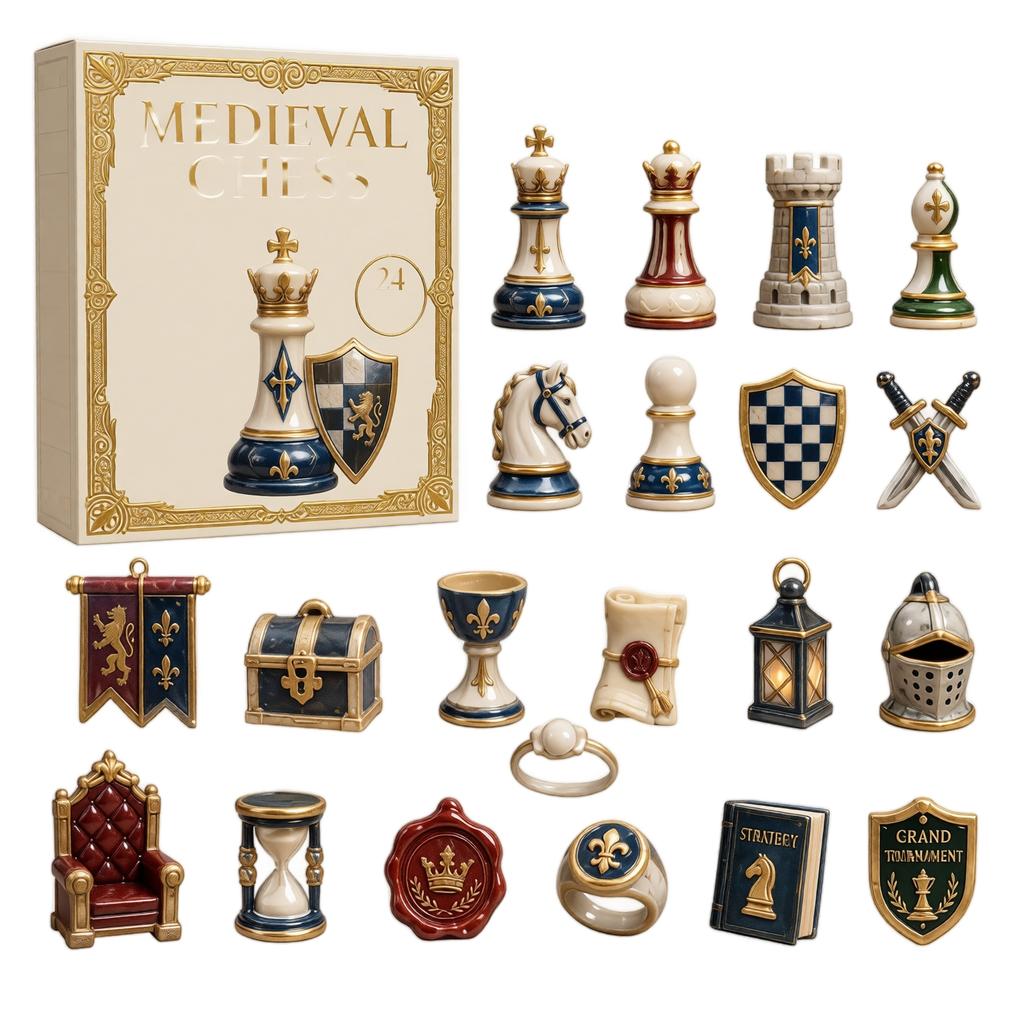Christmas Advent Calendar Box Set with Days Countdown