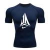Herren Quick Dry Kompressions-Trainingsshirt Atmungsaktiv Dehnbar