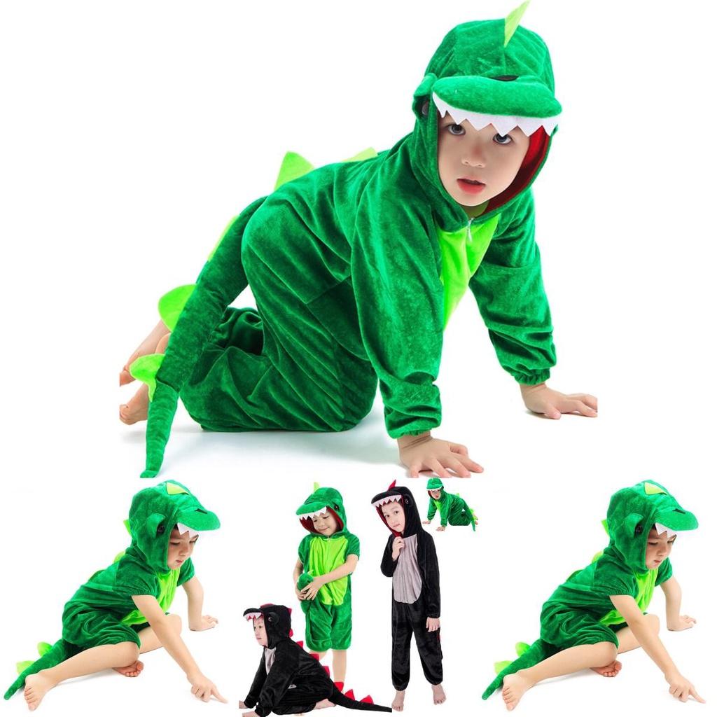 Żywy Unisexowy Kostium Dinozaura Krokodyla na Halloween Kombinezon Dla Dzieci na Wydarzenia Cosplay