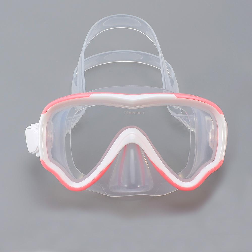 Professional Kids Snorkel Swim Mask Child Diving Mask Anti-Fog Swimming Goggles With Nose Cover For Snorkeling Swimming Training
