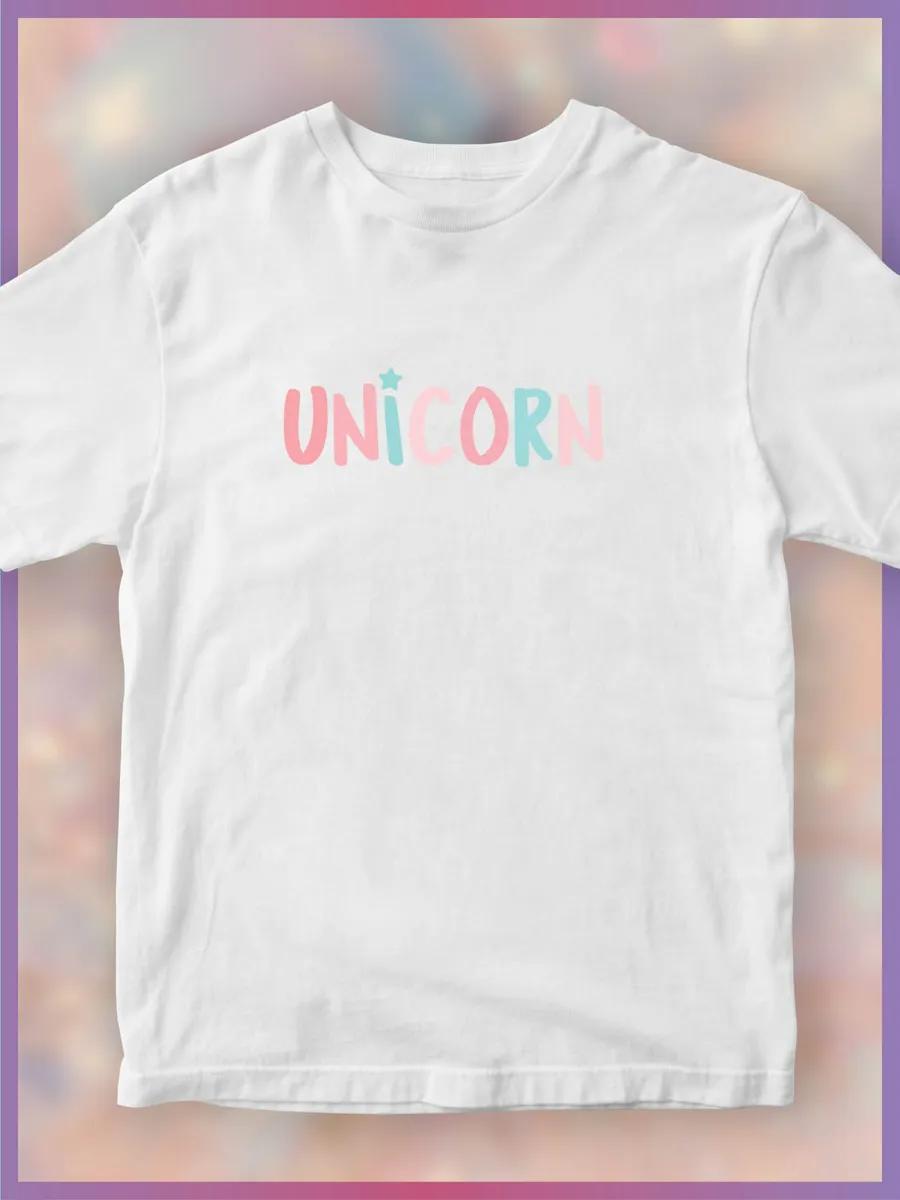 Children s T-shirt with Unicorn Print - Unicorn 2XL