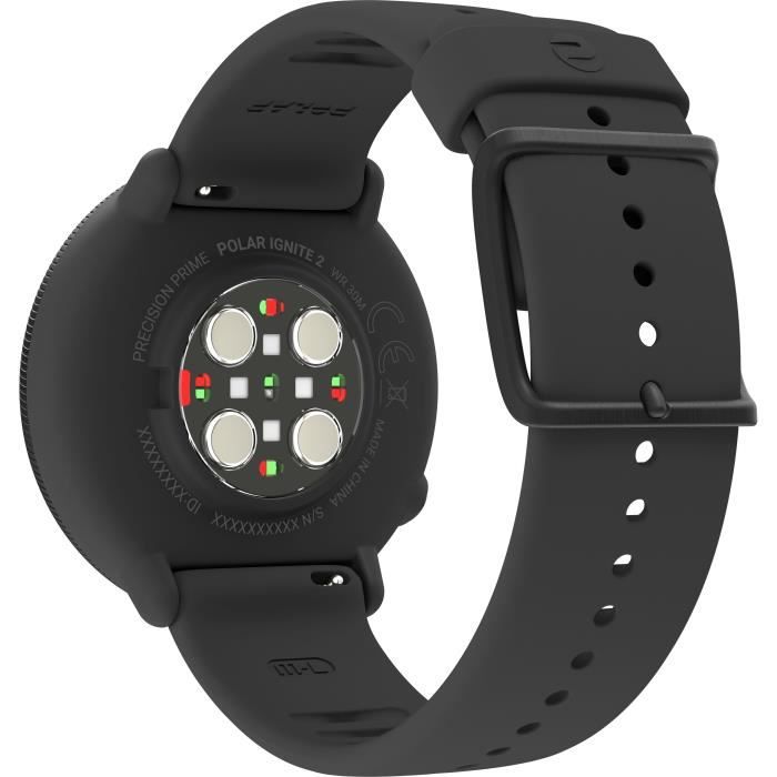 POLAR Ignite 2 Sports Smartwatch - Size SL - Black