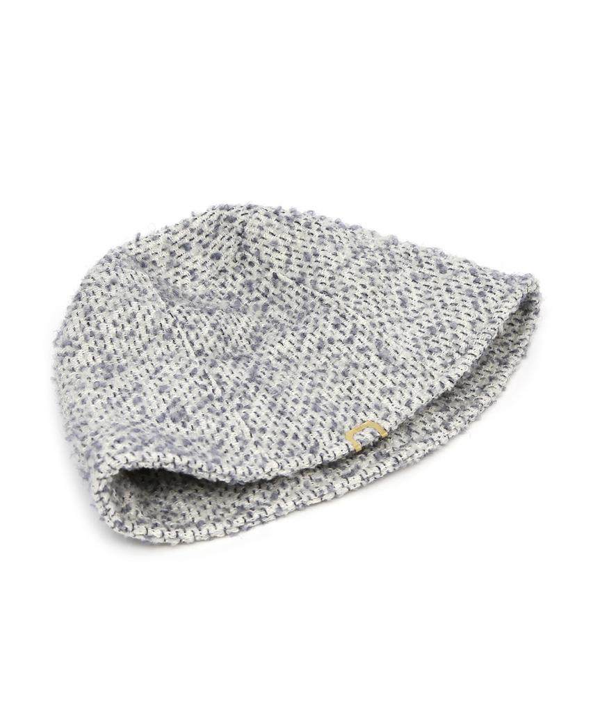 Eondeokeonteulolseutyudio Boucle Winter Bucket Hat Stand Bucket / Dot Boucle / Ivory