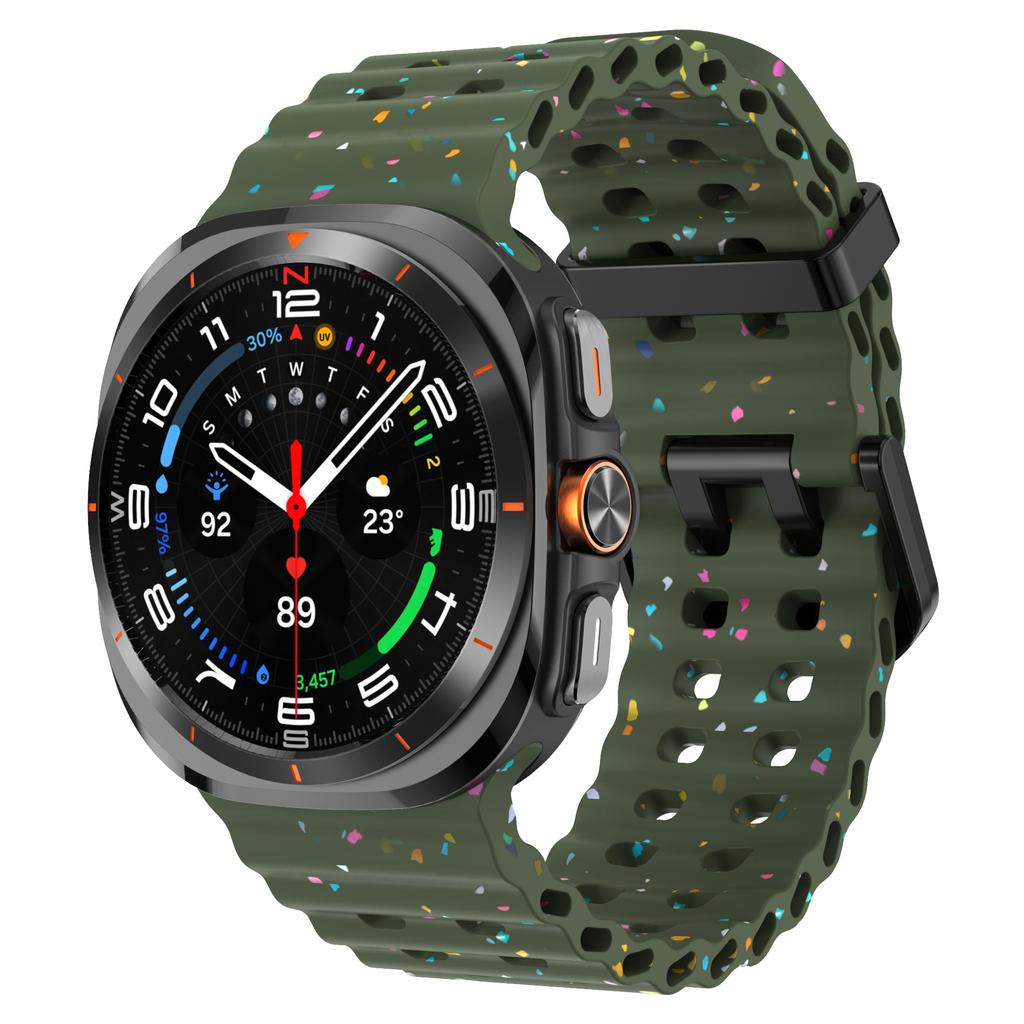 Silicone Breathable Strap For Samsung Galaxy Watch Ultra 47mm Marine Wristband Bracelet Galaxy Watch Ultra(2025) 47mm  Watchband