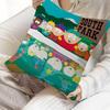 Cartoon S-South Cute P-Park Cushion Cover Pillowcase Upholstery Sofa Throw Pillow Home Decor Pillowcas
