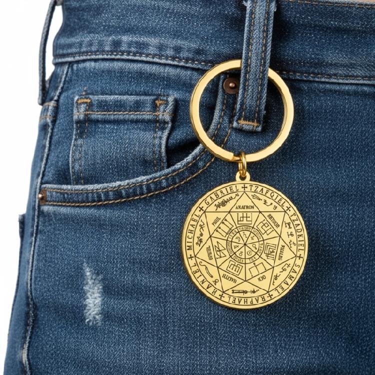 Spiritual Scripture Keychain Stainless Steel Religious Accessory For Church Members And Friend