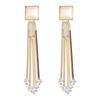 Jewellery for women Crystal Earings Gold Plated Dangler Earrings for Girls and Women
