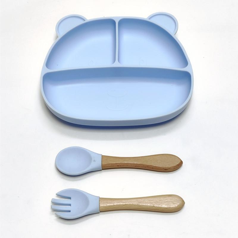 Gel dinner plate children eating tableware adsorption High Quality Durable Design Safe for Children on the desktop fruit plate silicone supplement pl