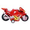 Fun Toys Plastic Kids Four-wheel Mini Pull Back Car Motorbike Model Motorcycle Toy Motorcycle Model
