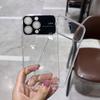 Large Windows Come with Lens Film for IPhone14 Mobile Phone Case Transparent PC Hard Case Apple 15 Protective Case Anti-fall