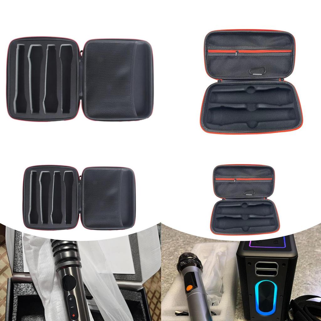 Case Carrying with Sponge Padding Water Resistant Anti-Drop Accessory Bag Portable Handle