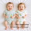 Babyprints 2-Piece Short Sleeve Cotton Bodysuit Set
