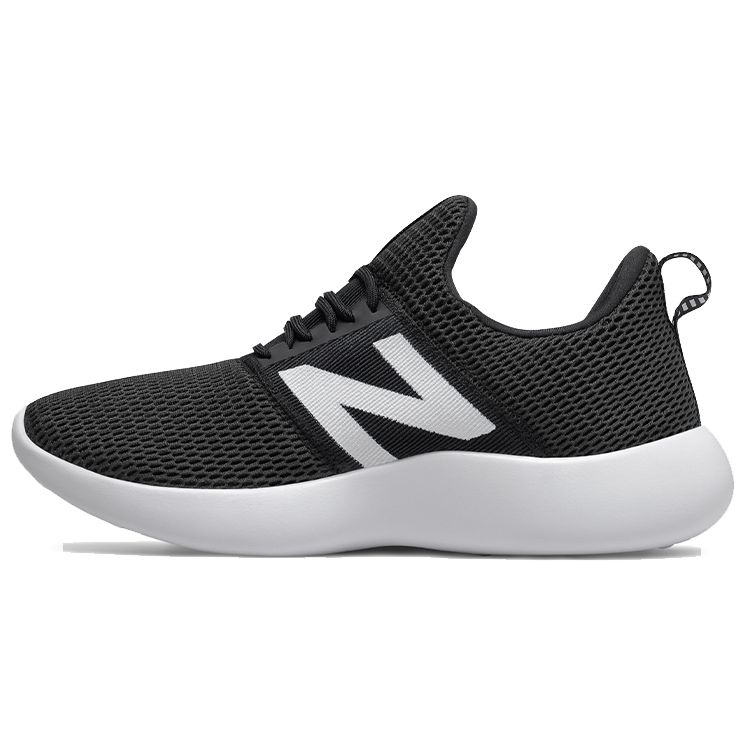 New Balance Mesh Round Toe Fabric Low Top Running Shoes Women Sneaker Black WRCVRYB2