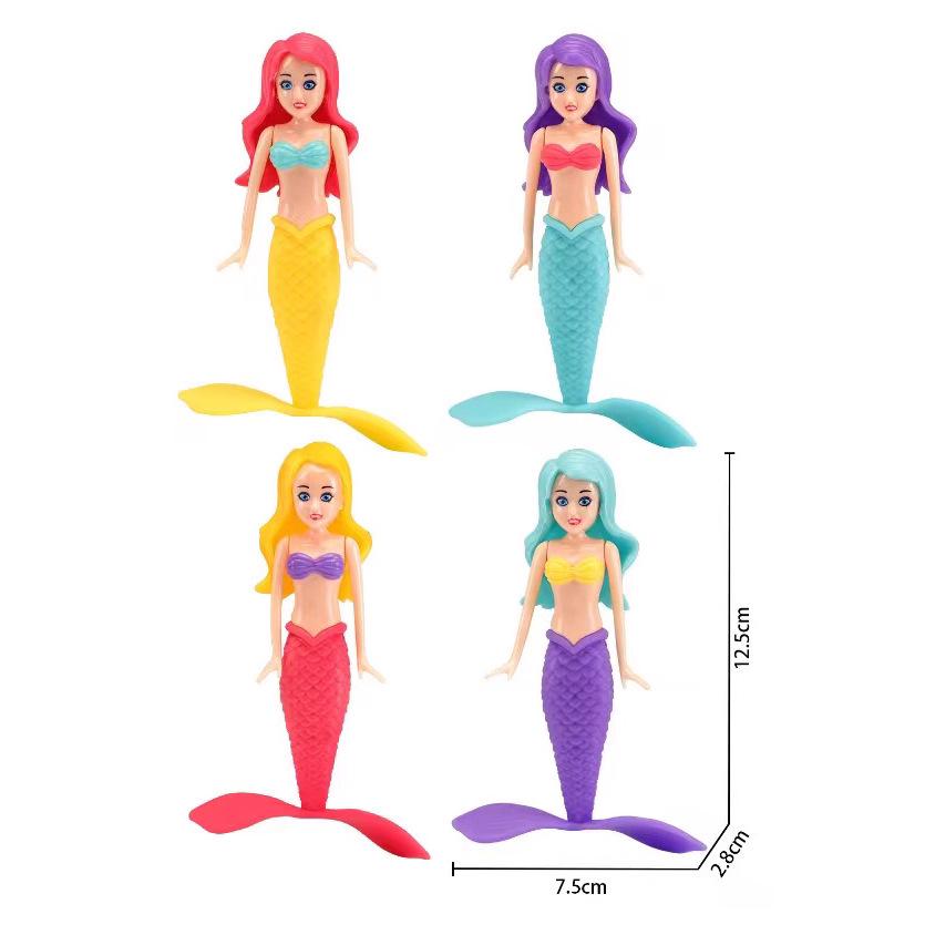 Rotating Mermaid Swim Toy: Children's Diving & Water Play Set