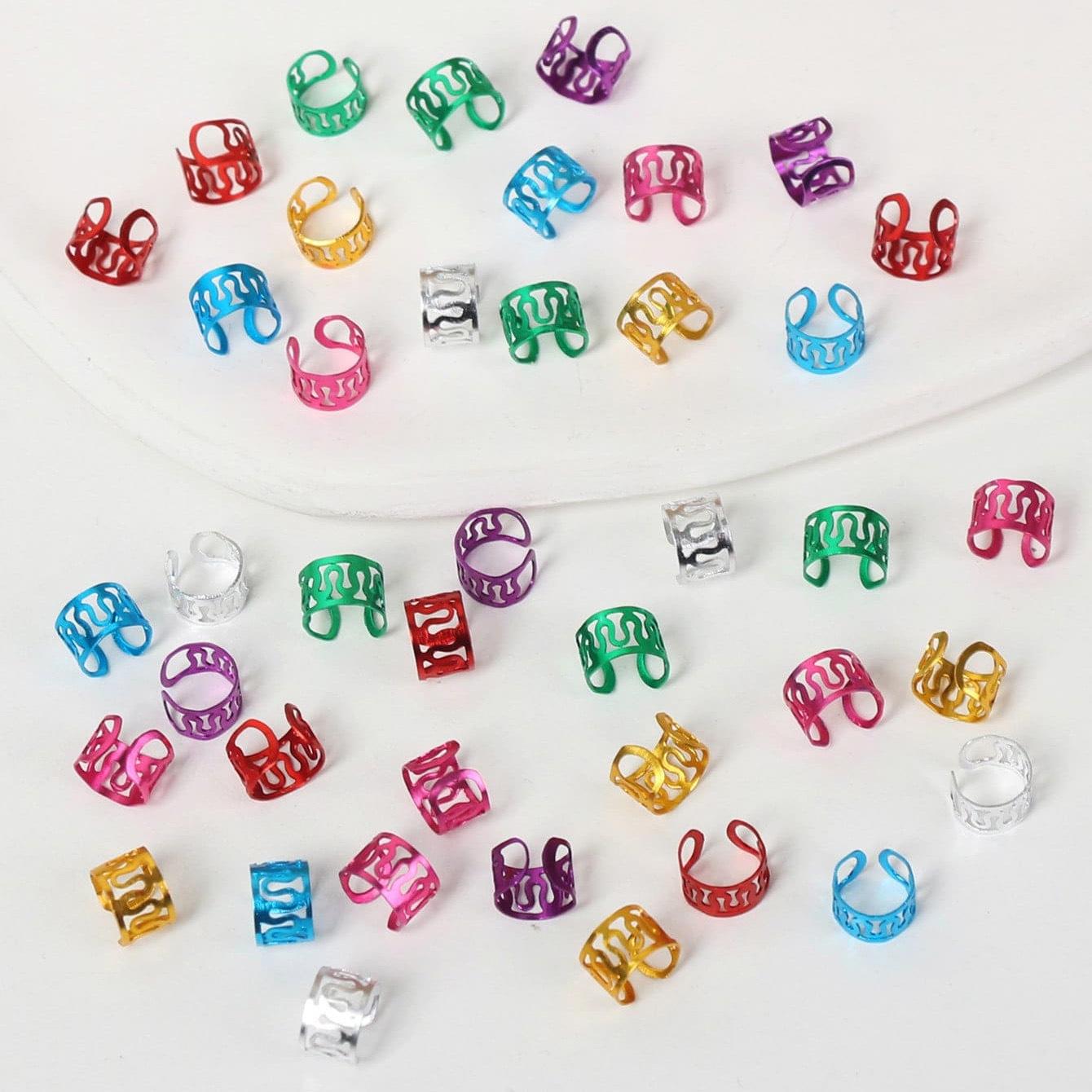 

Набор из 40 косичек своими руками: Европейский и американский стиль, геометрические косы, заколки для волос разноцветный