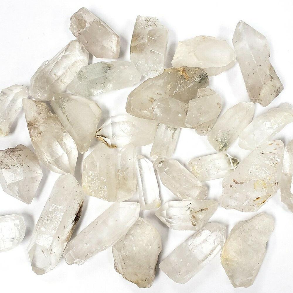 Natural White Quartz Crystal Points Column Bulk Lot Reiki Energy Healing Crystals