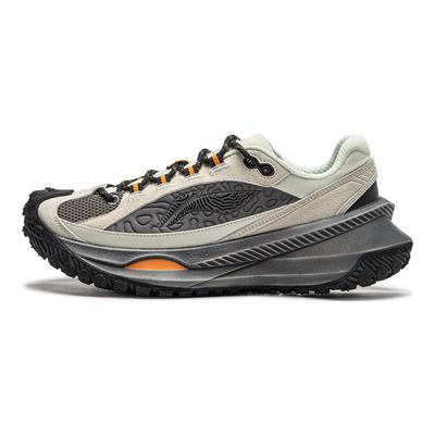 Li Ning Youxia CRC Confortabil Absorbant la Șocuri Rezistent la Uzură Pantofi de Alergare Casual cu Top Jos Unisex Sneaker Alb Gri AZGU003-1