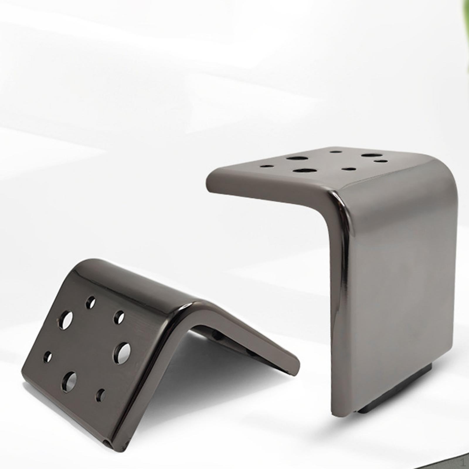 

2Pcs Metal Furniture Legs Cabinet Leg Replacement Modern Coffee Table Multipurpose DIY Bench